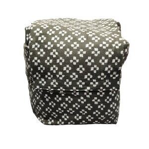 Threshold Full Ultra Soft Flannel Sheet Set Green White Geometric Pattern